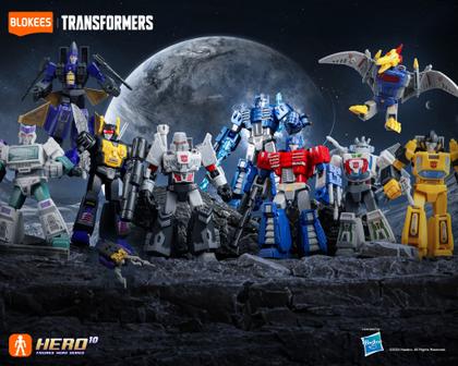 Imagem de Boneco Transformers Galaxy Optimus Prime Megatron e Guerreiros Robôs do Universo Model Kit Figure