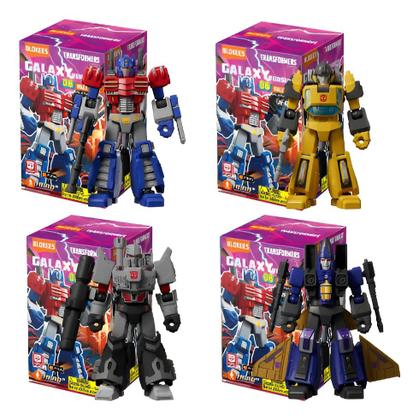 Imagem de Boneco Transformers Galaxy Optimus Prime Megatron e Guerreiros Robôs do Universo Model Kit Figure
