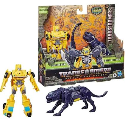 Imagem de Boneco Transformers O Filme Bumblebee e Snarsaber  - Hasbro