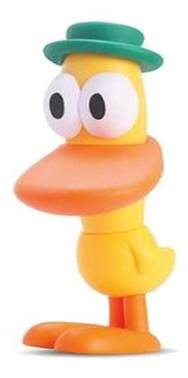 Imagem de Boneco Vinil Turma Pocoyo Elly Pato Nina Loula Monte Seu Kit