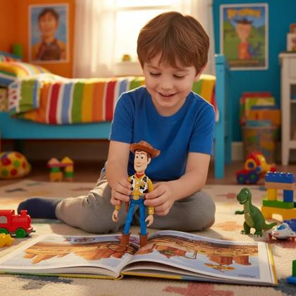 Imagem de Boneco Woody C/ Som Toy Story 26cm - Toyng