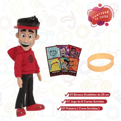 Imagem de Boneco Youtuber Enaldinho 100% Vinil Com Pulseira do Poder