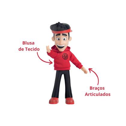 Imagem de Boneco Youtuber Enaldinho Com Pulseira Do Poder - Rosita