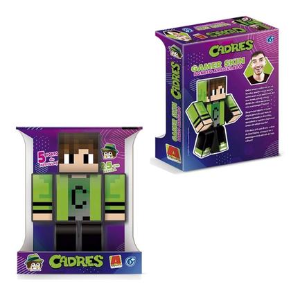 Imagem de Boneco Youtuber Minecraft 25cm Athos Cadres Original Oferta