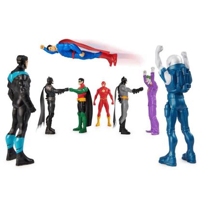 Imagem de Bonecos 8 Figuras Linha Batman Heróis e Vilões 15Cm 3+ Sunny