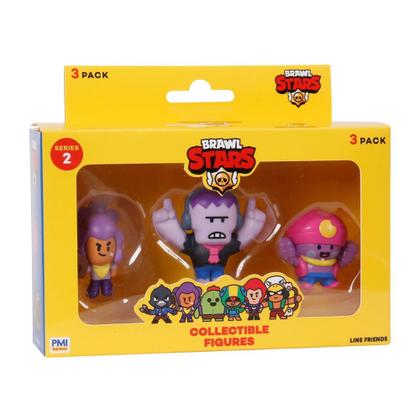 Imagem de Bonecos Brawl Stars Pack Com 3 Figuras Sortidas Colecionável
