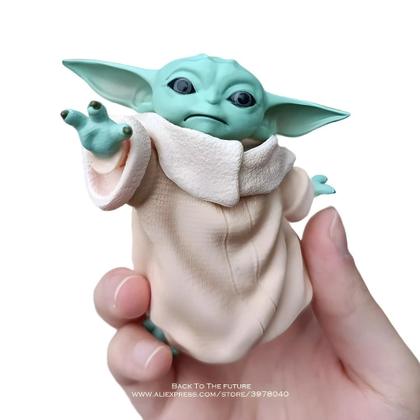 Imagem de Bonecos De Ação Baby Yoda Mandaloriano Darth Vader Hasbro Star Wars Miniatura Para Presente Infantil