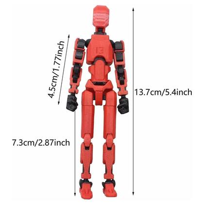 Bonecos de ação RZAJJN T13 Multi-Jointed Titan 13 Dummy 13