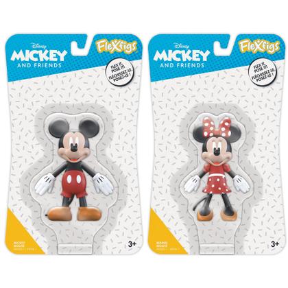 Imagem de Bonecos de ação TCG Toys FlexFigs Mickey e Minnie Disney