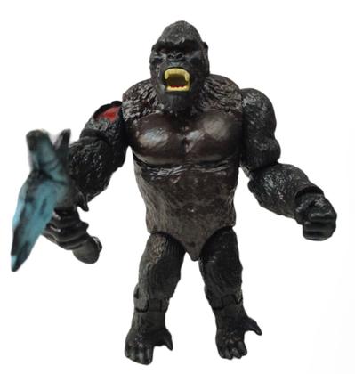 Imagem de Bonecos de Brinquedo Coleção Rei dos Monstros Godzilla VS King Kong Articulados