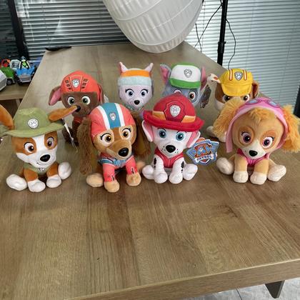 Imagem de Bonecos De Pelúcia Uniforme De Resgate Da Patrulha Canina 6 Polegadas Chase Marshall Rocky Rubble