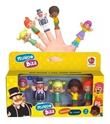 Imagem de Bonecos Dedoches Familia Mundo Bita Líder Brinquedos