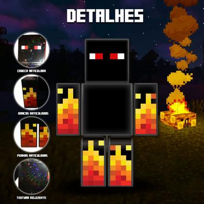 Imagem de Bonecos do jogo Mine Athos e Problems 35 cm kit com 2 Craft