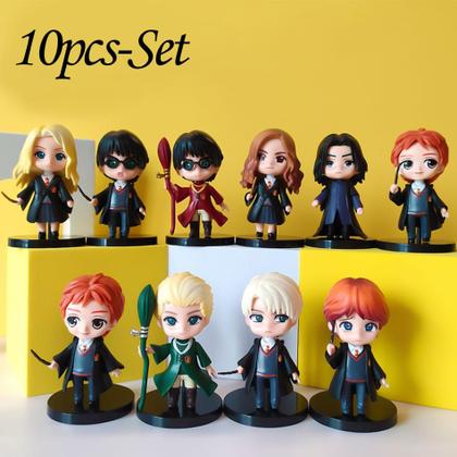 Imagem de Bonecos Harry Potter Coleçao Kit Brinquedo Miniaturas Figure Presente Hermione e Ron Weasley