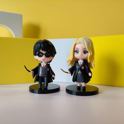 Imagem de Bonecos Harry Potter Coleçao Kit Brinquedo Miniaturas Figure Presente Hermione e Ron Weasley