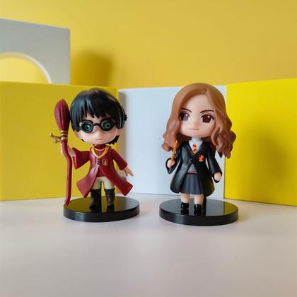 Imagem de Bonecos Harry Potter Coleçao Kit Brinquedo Miniaturas Figure Presente Hermione e Ron Weasley