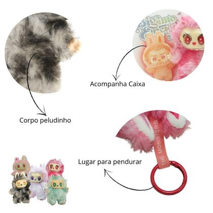 Imagem de Bonecos Labubu Colecionáveis Chaveiro Boneco Surpresa com caixa