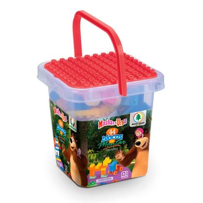 Imagem de Bonecos Masha e o Urso Balde com Blocos - Monte Líbano