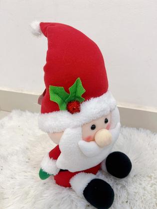 Imagem de Bonecos Papai Noel Sentado (35cmX25cm)  Decoração  Casa