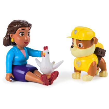Imagem de Bonecos Paw Patrol - Rubble, Prefeita Goodway e Chickaletta
