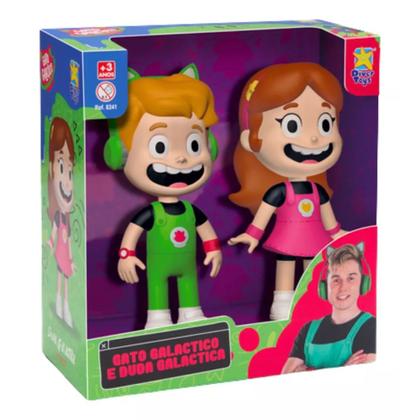 Imagem de Bonecos Youtuber Gato Galatico e Duda em Vinil Articulado