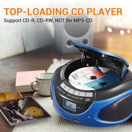Imagem de Boombox Gelielim BT-9228 com Bluetooth, Rádio AM/FM e Leitor de CD