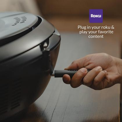 Imagem de Boombox Portátil Aiwa com Som Cristalino - 2 Alto-Falantes de 3W