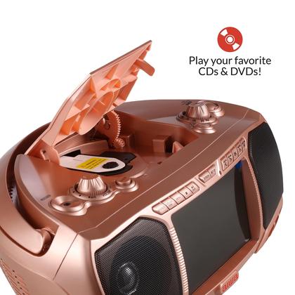 Imagem de Boombox Portátil Aiwa com Som Cristalino - 2 Alto-Falantes de 3W
