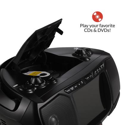 Imagem de Boombox Portátil Aiwa com Som Cristalino - 2 Alto-Falantes de 3W