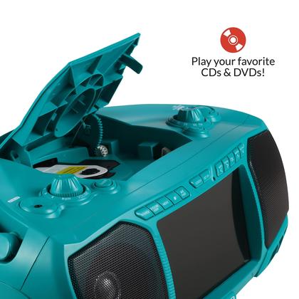 Imagem de Boombox Portátil Aiwa com Som Cristalino - 2 Alto-Falantes de 3W