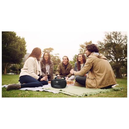 Imagem de Boombox Portátil GPX BCA209B AM/FM com CD e Toca-fitas