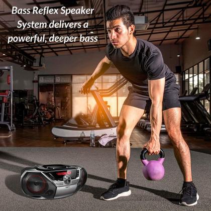 Imagem de Boombox Portátil Philips com Leitor de CD, Rádio FM e Bluetooth - 12W