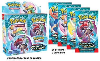 Imagem de Booster Display Amigos de Jornada EV9 36 Booster - 217 Cartas - Lacrado - Pokémon TCG - Copag