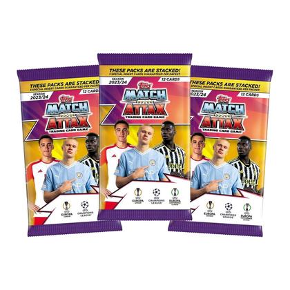 Imagem de Booster Pack Topps Match Attax 2023 Com 12 Cards