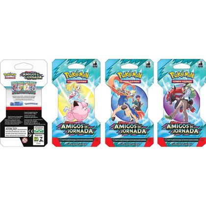 Imagem de Booster Pokémon Escarlate e Violeta 9 Amigos de Jornada com 6 unidades Copag Original