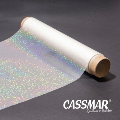 Imagem de Bopp Holográfico Confete Para Laminação 22cmx10 Cassmar 01 Uni