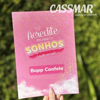 Imagem de Bopp Holográfico Confete Para Laminação 22cmx10 Cassmar 01 Uni