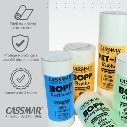 Imagem de Bopp Holográfico Pedras 3D Para Laminação Bobina 33cmx100m Cassmar 01un
