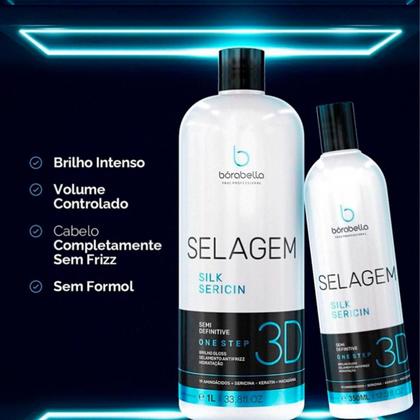 Imagem de Bórabella 3D Selagem + Shampoo Antirresiduos + Pratudo 1kg