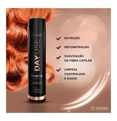 Imagem de Borabella Máscara Pra Tudo 300g + Shampoo Day Use & Elixir