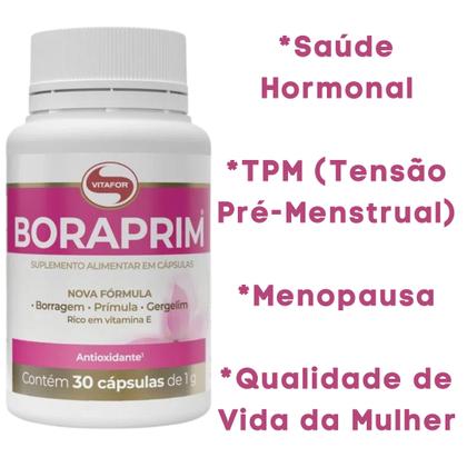 Imagem de Boraprim Vitafor Oleo De Borragem Primula Gergelim Com 60