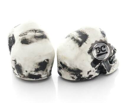 Imagem de Borboleta Gorilla Caveira Branca BPC para Estantes de Prato 8mm Kit com 2 Unidades