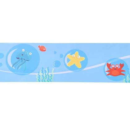 Imagem de Borda De Vinil P/ Piscina Adesiva 1m X 10cm Infantil Polvo