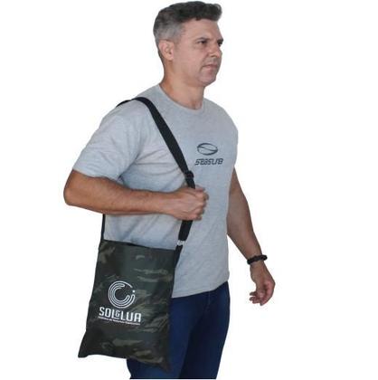 Imagem de Bornal Bolsa Camuflada Para Levar Copo Térmico Celular Praia