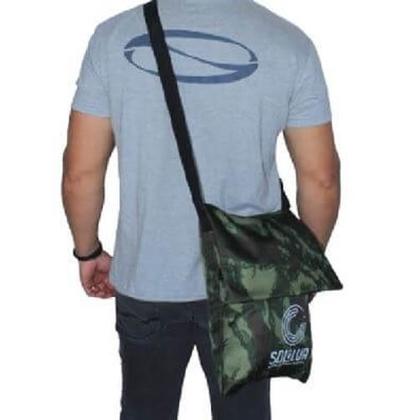 Imagem de Bornal Bolsa De Ombro Viagem Pesca Camping Praia Com Bolso