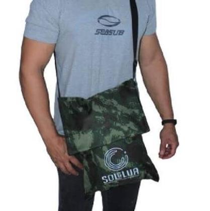 Imagem de Bornal Bolsa De Ombro Viagem Pesca Camping Praia Com Bolso