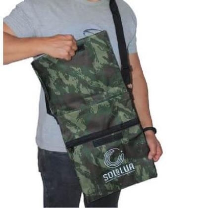 Imagem de Bornal Bolsa De Ombro Viagem Pesca Camping Praia Com Bolso