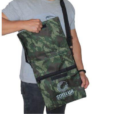 Imagem de Bornal Bolsa De Ombro Viagem Pesca Camping Praia Com Bolso