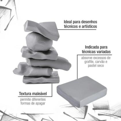 Imagem de Borracha Acrilex Limpa Tudo Unidade