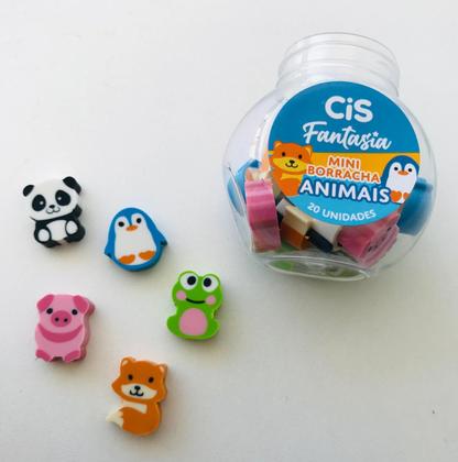 Imagem de Borracha cis mini fantasia pote com 20 borrachas